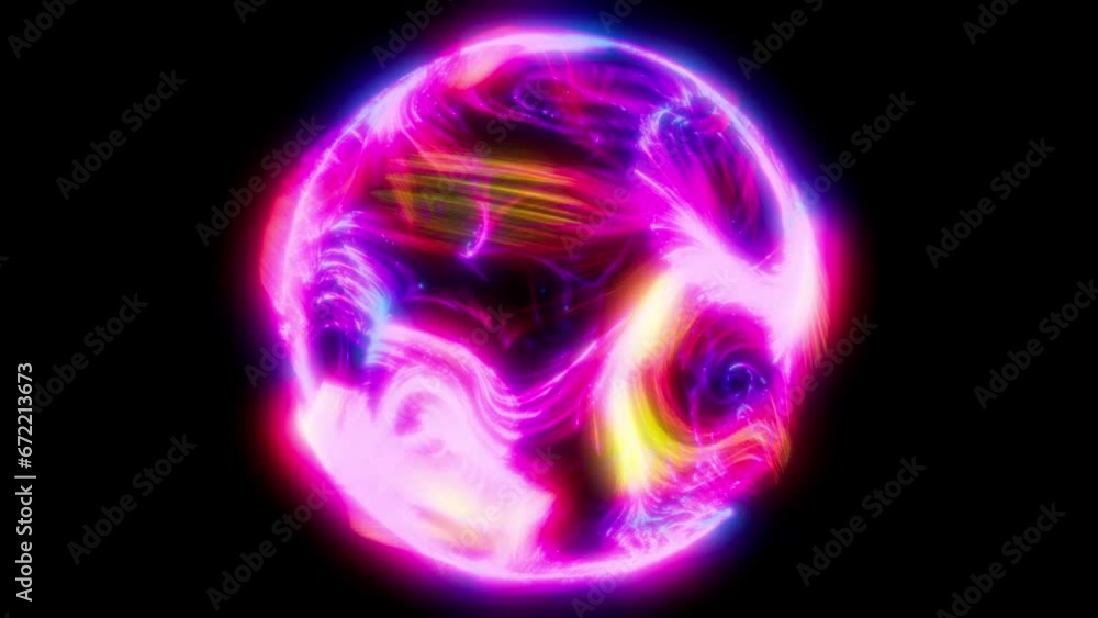 purple blue glowing astral orb animation, mystic spiritual abstract sphere purple blue glowing astral orb animation, mystic spiritual abstract sphere