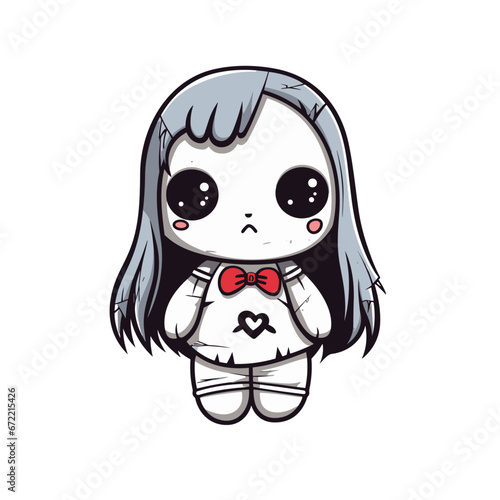 Scary toy vector clipart. Good for fashion fabrics, children’s clothing, T-shirts, postcards, email header, wallpaper, banner, events, covers, advertising, and more.