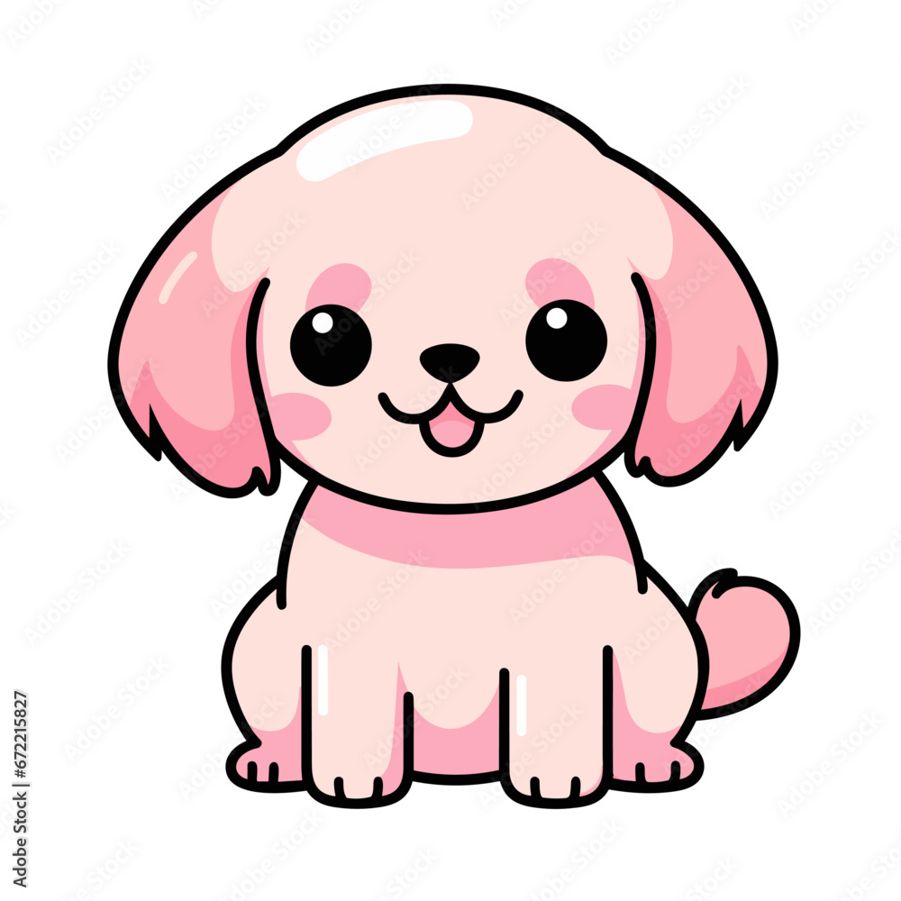 Pink dog vector clipart. Good for fashion fabrics, children’s clothing, T-shirts, postcards, email header, wallpaper, banner, events, covers, advertising, and more. Pink dog vector clipart. Good for fashion fabrics, children’s clothing, T-shirts, postcards, email header, wallpaper, banner, events, covers, advertising, and more.