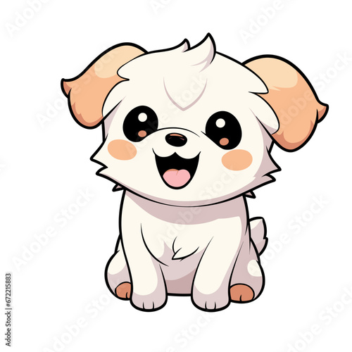 Cute dog vector clipart. Good for fashion fabrics, children’s clothing, T-shirts, postcards, email header, wallpaper, banner, events, covers, advertising, and more.