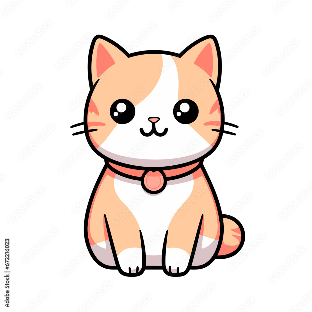 Cute cat vector clipart. Good for fashion fabrics, children’s clothing, T-shirts, postcards, email header, wallpaper, banner, events, covers, advertising, and more. Cute cat vector clipart. Good for fashion fabrics, children’s clothing, T-shirts, postcards, email header, wallpaper, banner, events, covers, advertising, and more.