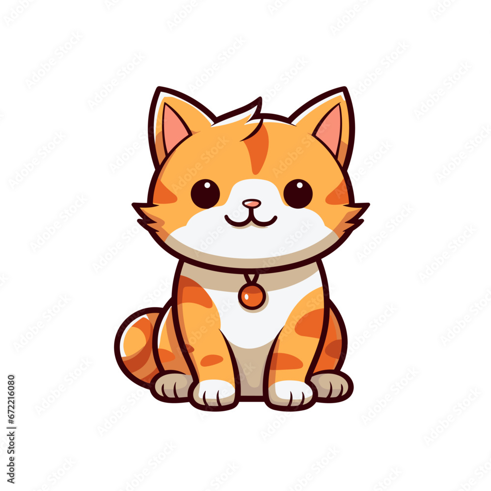 Cute ginger cat vector clipart. Good for fashion fabrics, children’s clothing, T-shirts, postcards, email header, wallpaper, banner, events, covers, advertising, and more. Cute ginger cat vector clipart. Good for fashion fabrics, children’s clothing, T-shirts, postcards, email header, wallpaper, banner, events, covers, advertising, and more.