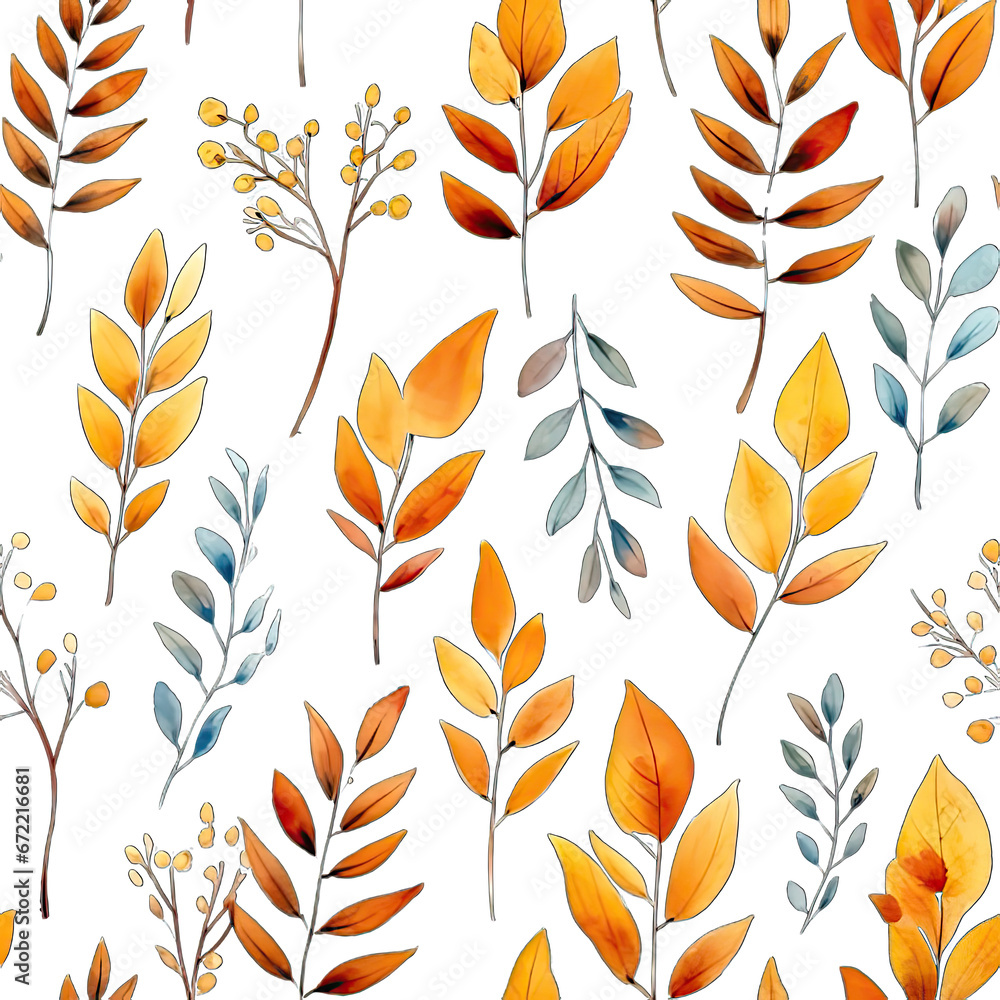 Seamless flowers illustration, created by AI. Seamless flowers illustration, created by AI.