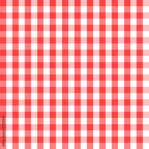 Checked seamless pattern red vector