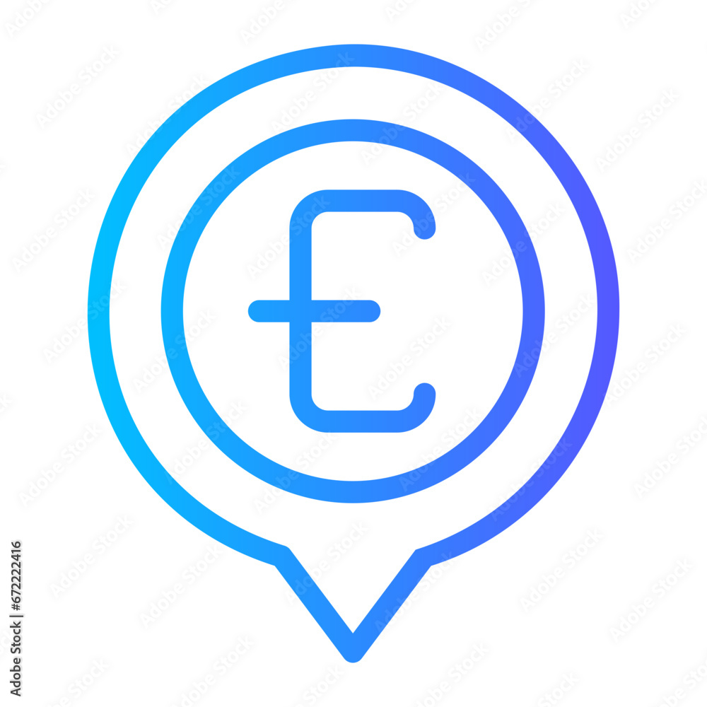 location gradient icon location gradient icon