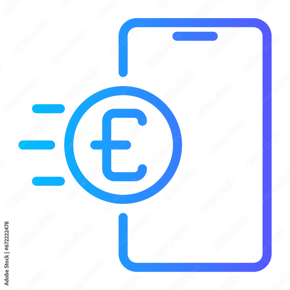 send money gradient icon send money gradient icon