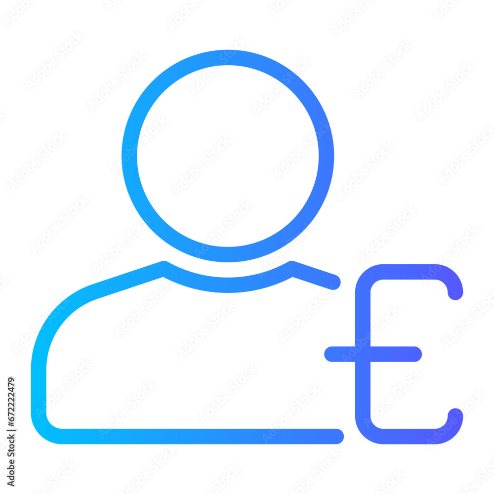 salary gradient icon salary gradient icon
