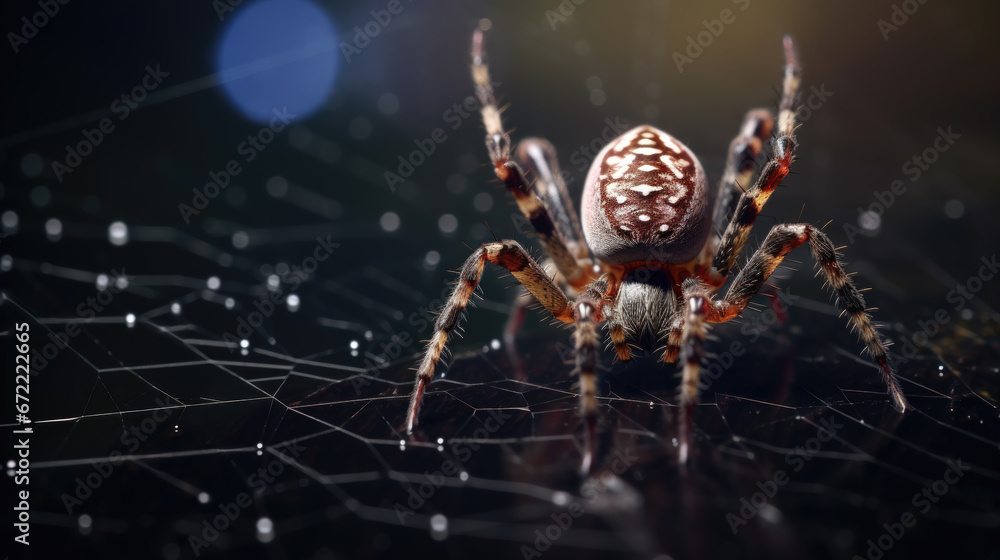 Unexpected outcome of a spider web trap a fly escapes and a spider gets caught Unexpected outcome of a spider web trap a fly escapes and a spider gets caught