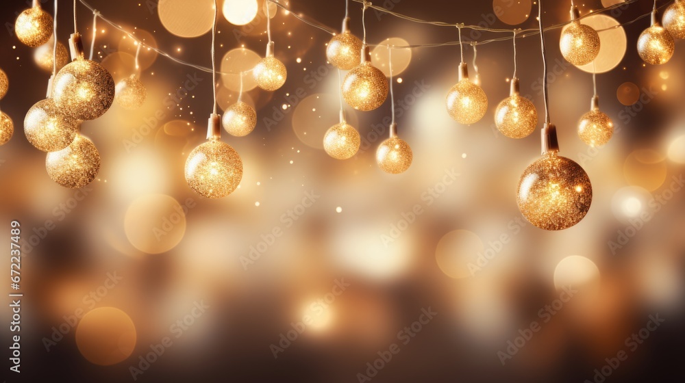 gold bokeh glitter Christmas background. gold bokeh glitter Christmas background.