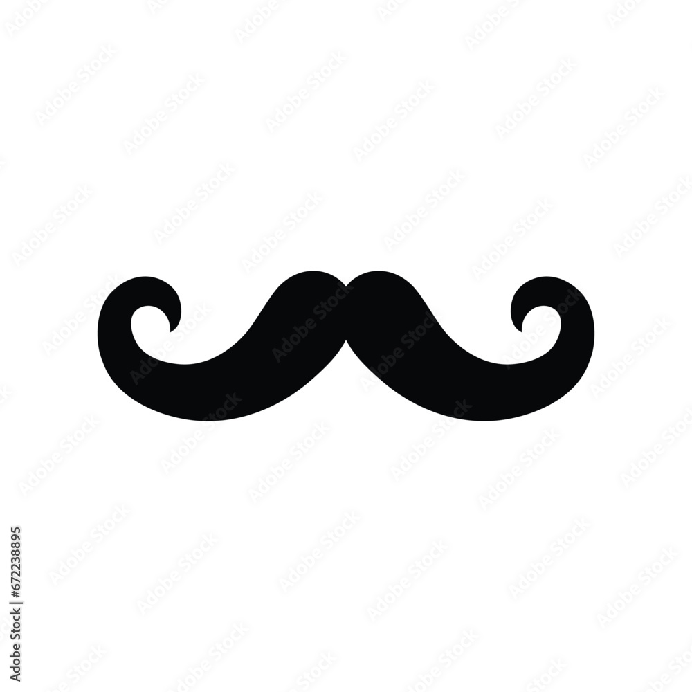 mustache icon vector barber sign mustache icon vector barber sign