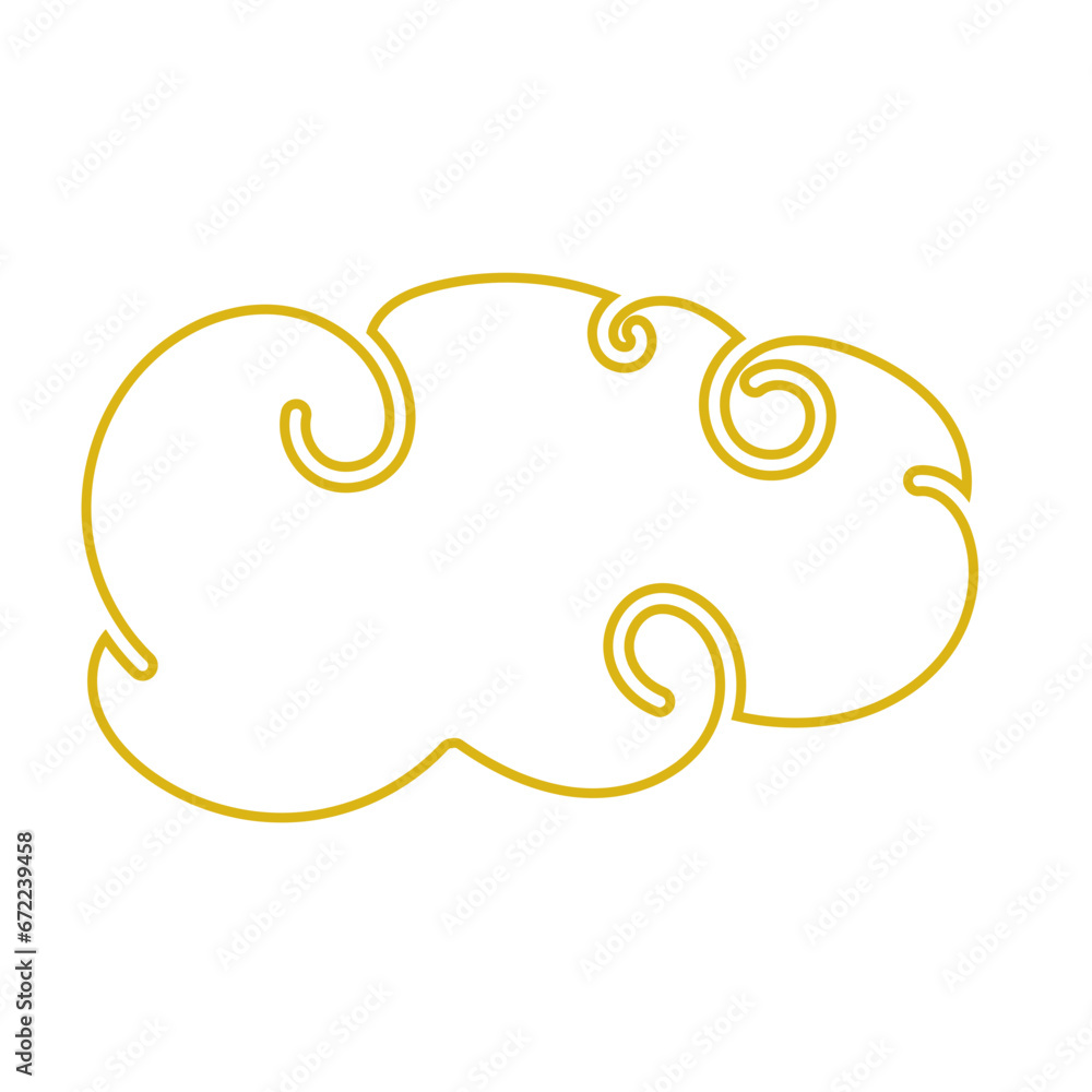 Lunar New Year Cloud Line Lunar New Year Cloud Line