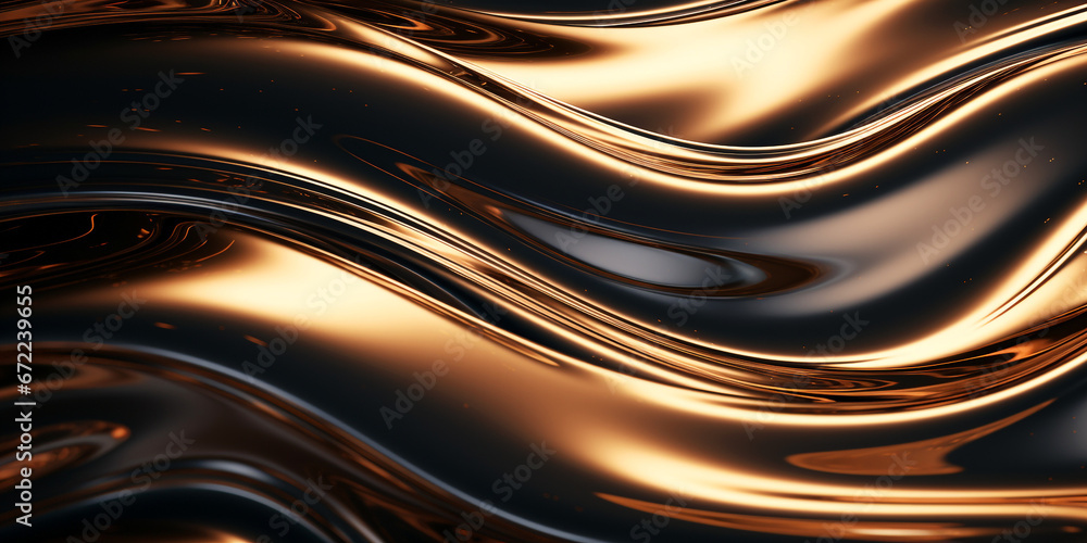 Obraz premium abstract background with waves. Generative Ai.