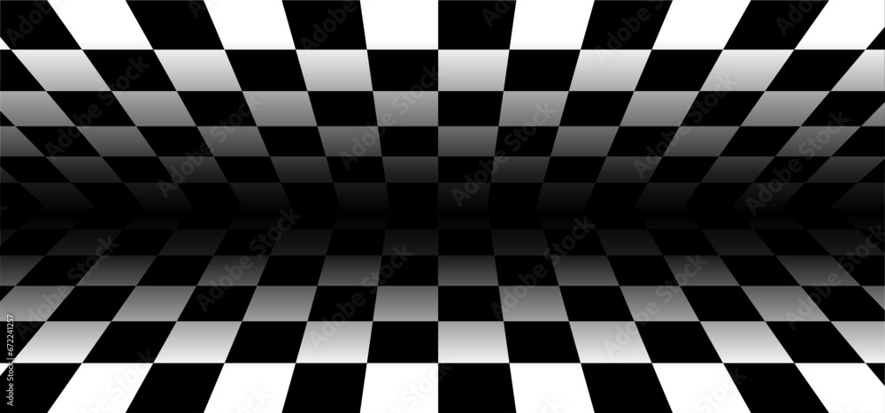 Race flag or chess board. Motorsport and autosport. Racing flags. Vector sport wave banner. Sport waves symbol. Checkered flag, checkerboard for texture. Squares, raster pattern. Championship sign. Race flag or chess board. Motorsport and autosport. Racing flags. Vector sport wave banner. Sport waves symbol. Checkered flag, checkerboard for texture. Squares, raster pattern. Championship sign.