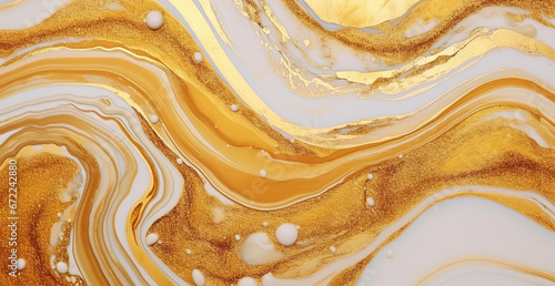 abstract gold liquid luxury...