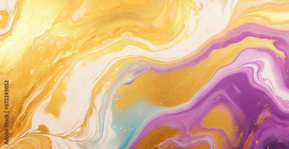 abstract gold liquid luxury marble background ,Alcohol ink, Fluid art , Kintsugi , Liquid marble