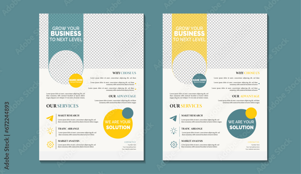 Vector creative business flyer template with triangles, squares, round, waves for business, technology. modern template and modern design, perfect for creative professional business. Vector creative business flyer template with triangles, squares, round, waves for business, technology. modern template and modern design, perfect for creative professional business.