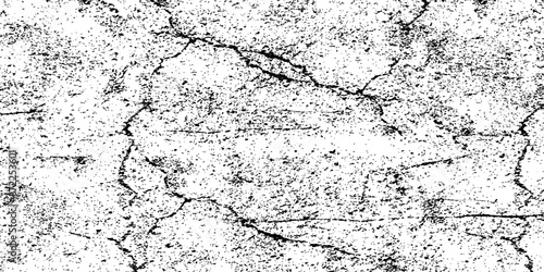 Distress crack grunge concrete dirty wall dust and noise scratches on a black background. White stone marble cracked wall texture Dirt splat stain dirty black overlay or screen effect use for grunge