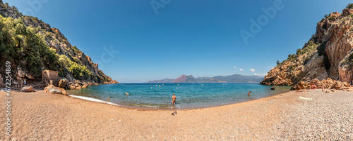 Plage de Ficaghjola, Corsica, France photo