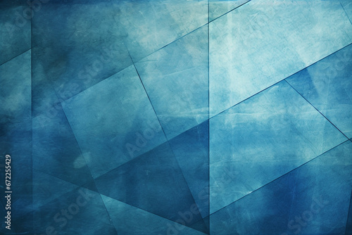 Blue Geometric Watercolor 