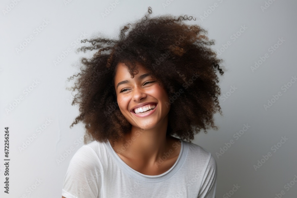 Afro woman happiness happy person female black Afro woman happiness happy person female black
