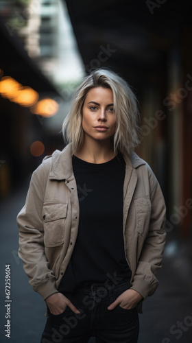 Confident Woman In An Urban Setting , Background Image, Best Phone Wallpapers