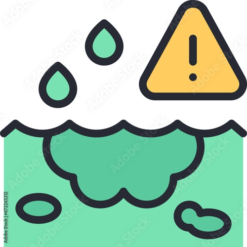 Oil contamination icon