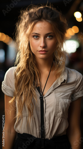 Wallpaper Mural Photograph Portrait Of A Mean Young Beautiful Woman , Background Image, Best Phone Wallpapers Torontodigital.ca