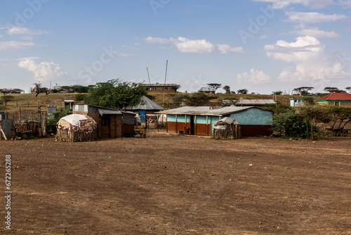 Village Kargi in northern Kenya photo