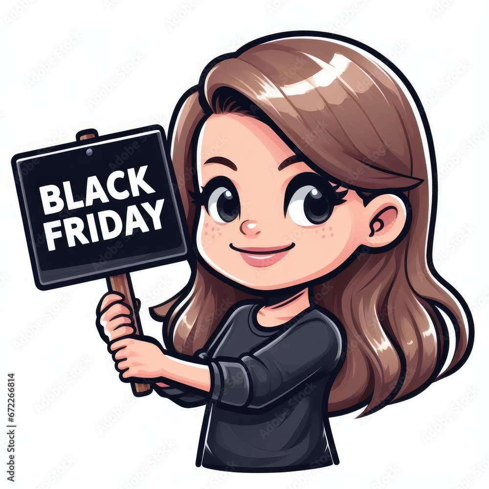 Illustration of a person holding a sign that says Illustration of a person holding a sign that says