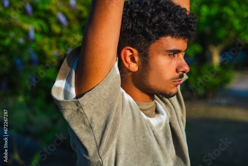 profile photo of a handsome moroccan guy