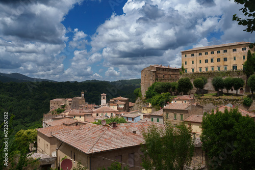 Sorano, historic town in Grosseto province, Tuscany