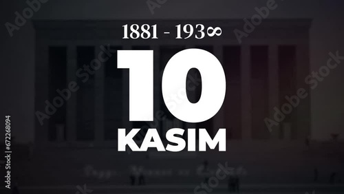 Commemorative 10 November video honoring Mustafa Kemal Atatürk, featuring Anıtkabir visuals with respect, gratitude and remembrance.