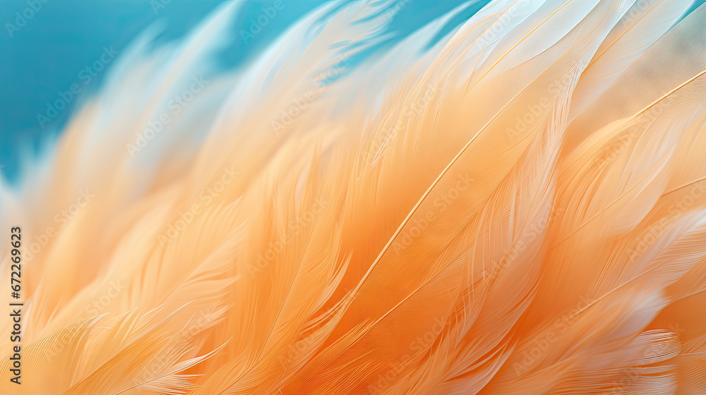 a close up view of a bird's tail feathers. generative ai a close up view of a bird's tail feathers. generative ai