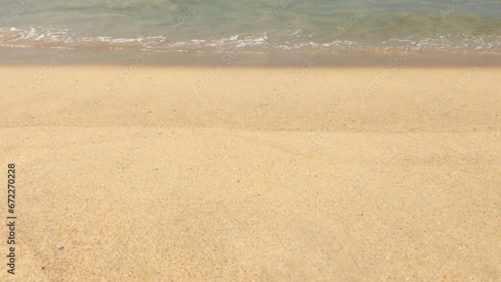 Beautiful and empty beach and calm sea Beautiful and empty beach and calm sea