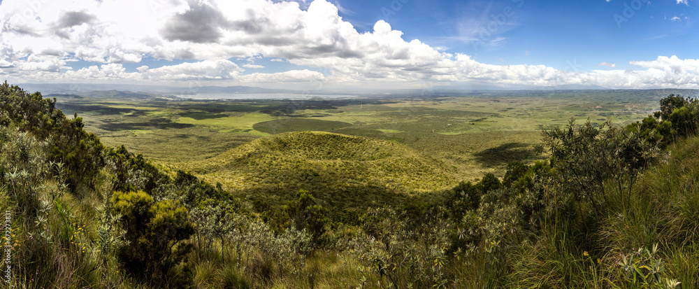 One of parasitic craters of Longonot volcano, Kenya