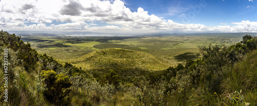 One of parasitic craters of Longonot volcano  Kenya