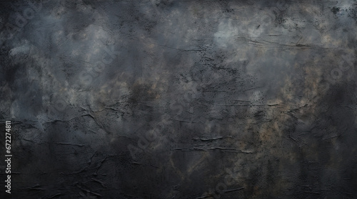  a painting of a black and grey wall with some clouds.  generative ai photo