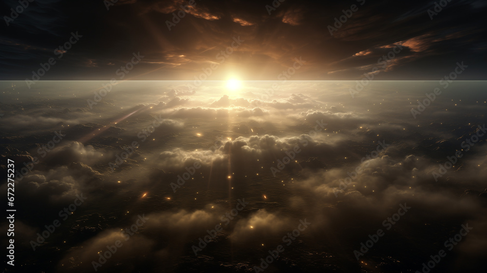 the sun and the clouds the sun and the clouds