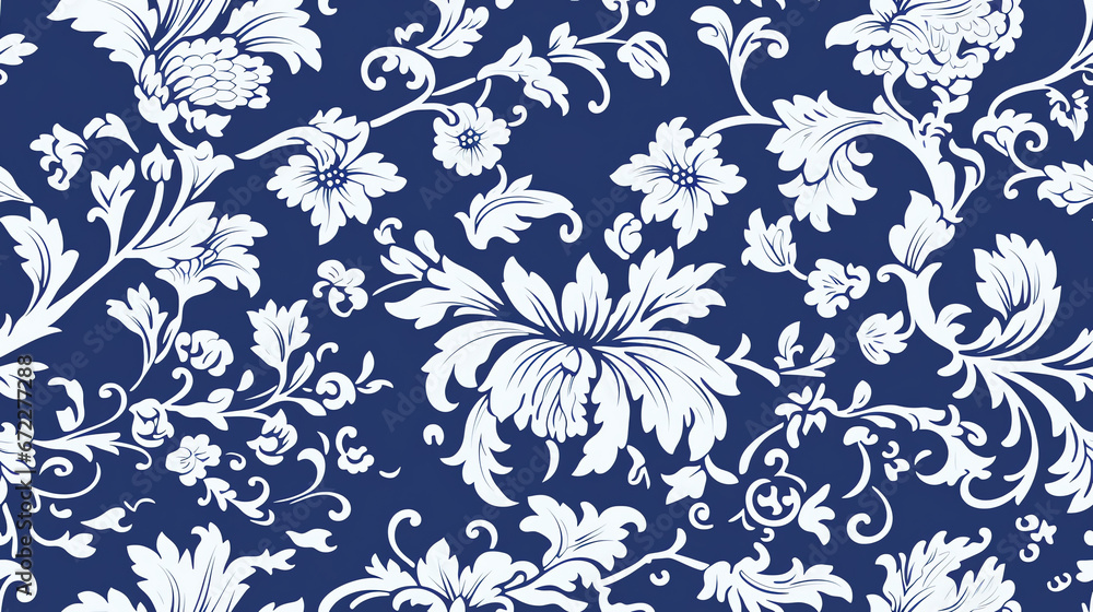 Tile Damask Pattern