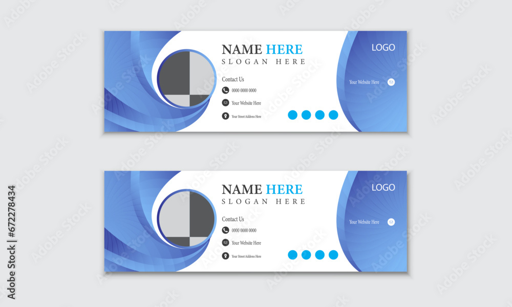 professional email signature card template design for business promo professional email signature card template design for business promo