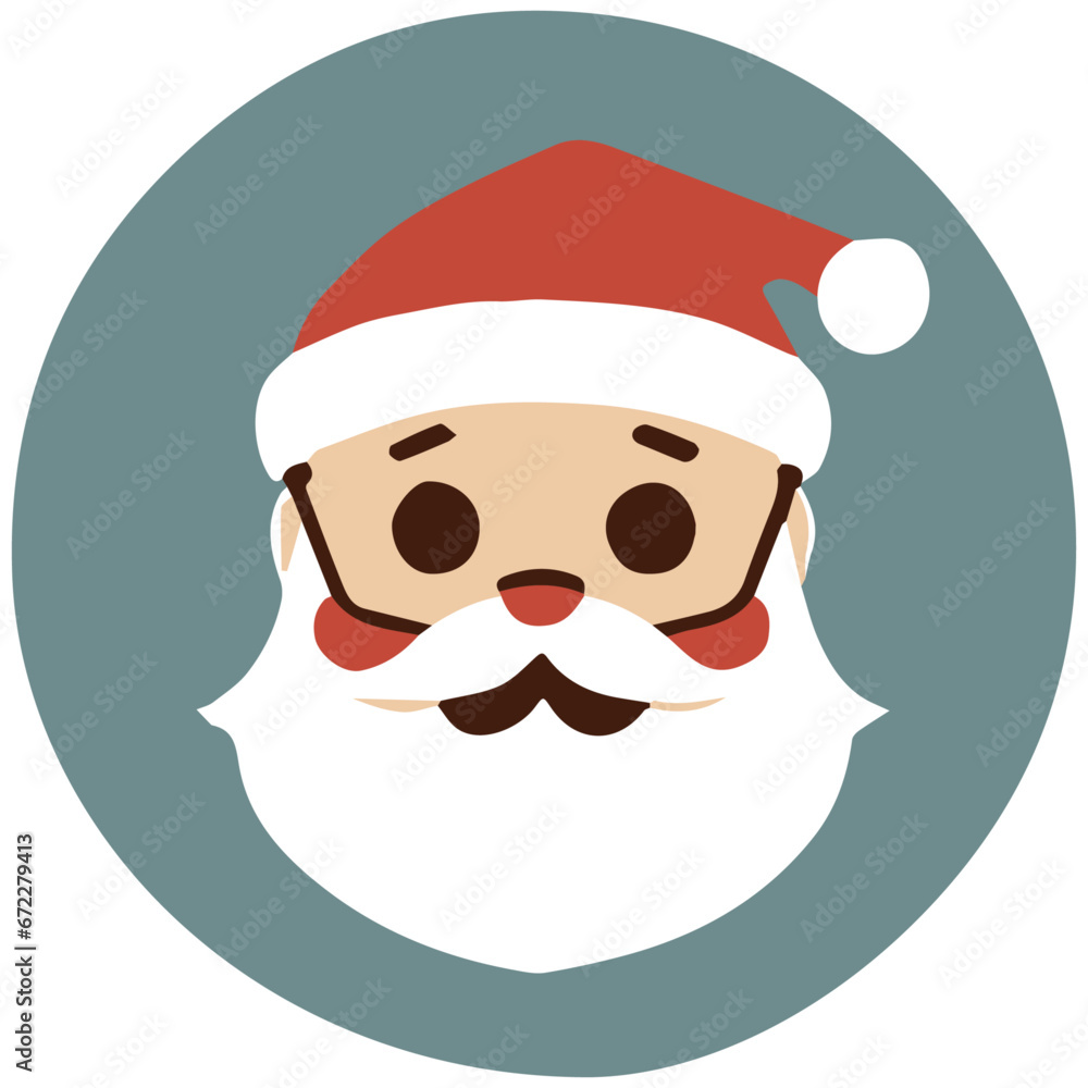 cartoon santa claus vector wearing fake mustache cartoon santa claus vector wearing fake mustache