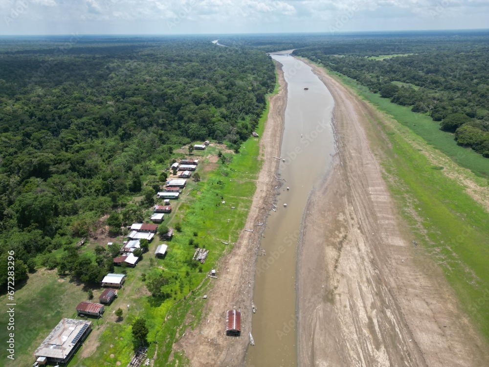 historic drought on the amazon river