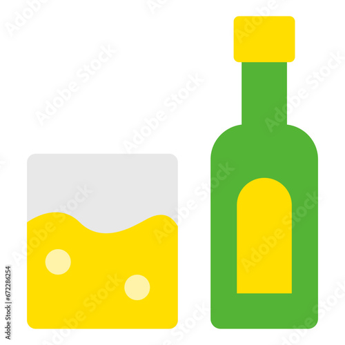 Wallpaper Mural bottle and drink color Torontodigital.ca