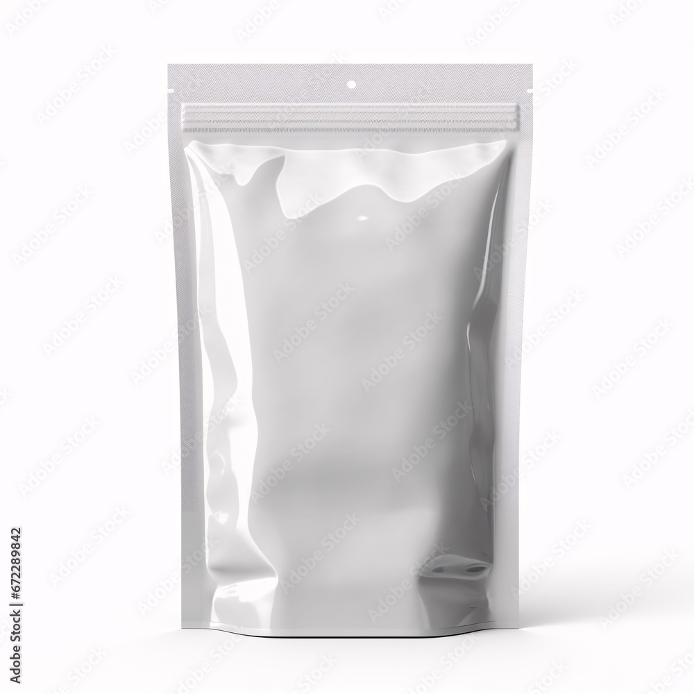 Blank Foil plastic pouch coffee bag isolated on white background. Packaging template mockup collection. With clipping Path included. Aluminium coffee package. Blank Foil plastic pouch coffee bag isolated on white background. Packaging template mockup collection. With clipping Path included. Aluminium coffee package.