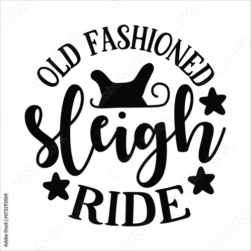 old fashioned sleigh ride