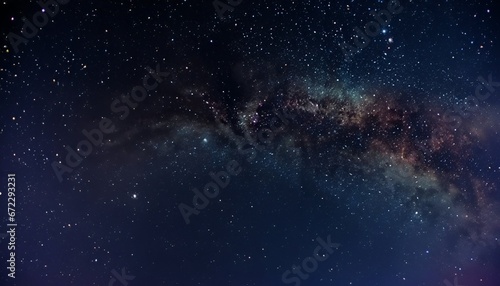 Starry night sky background.