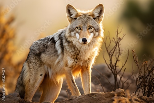Nature's Resilience: Stunning Wildlife Photography of a Resourceful Coyote © czphoto