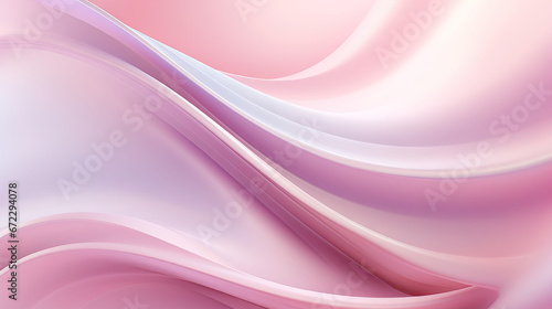  a pink and white abstract background with wavy lines on it. generative ai