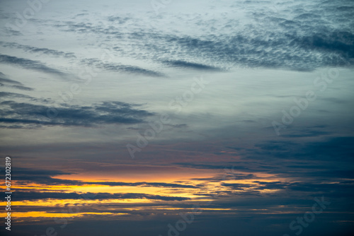 Beautiful Sky Sunset Background Image