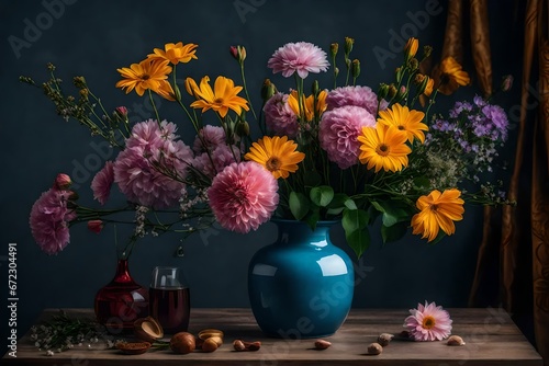 Wallpaper Mural flowers in vase Torontodigital.ca